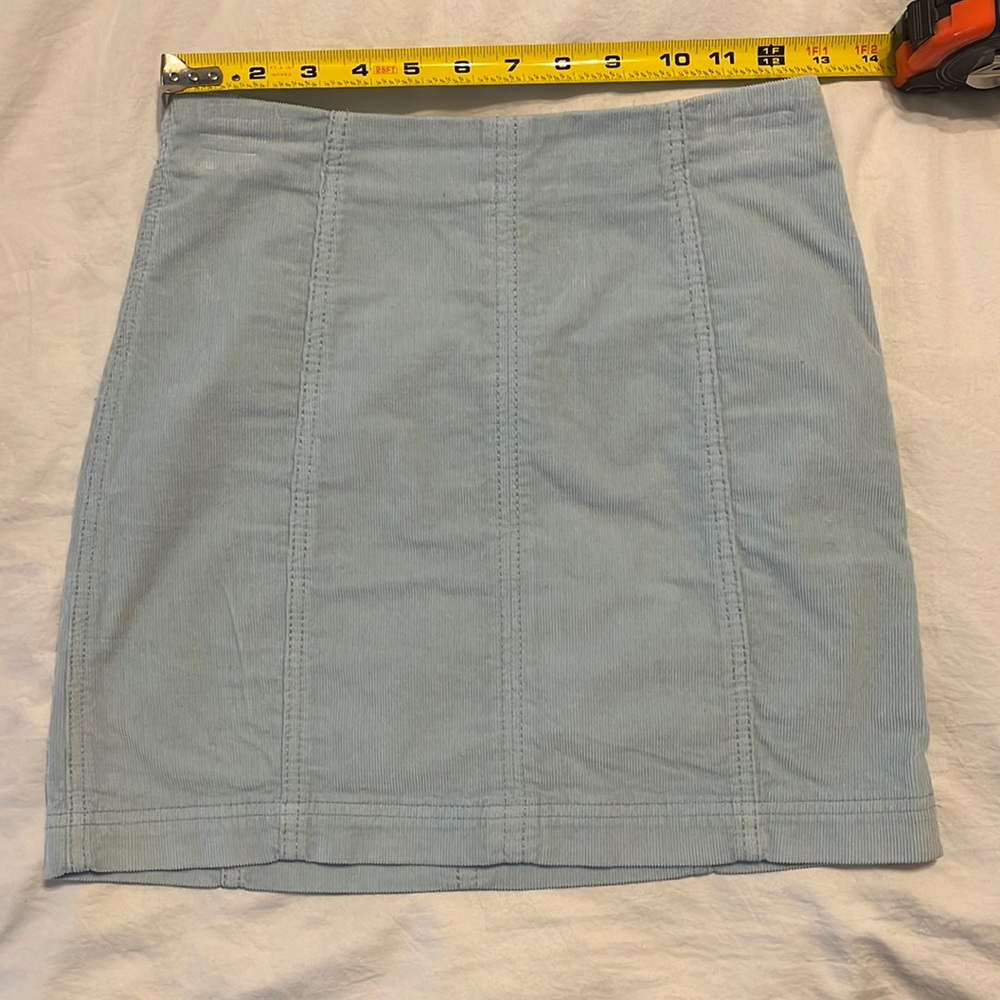 NWOT free people corduroy skirt 0